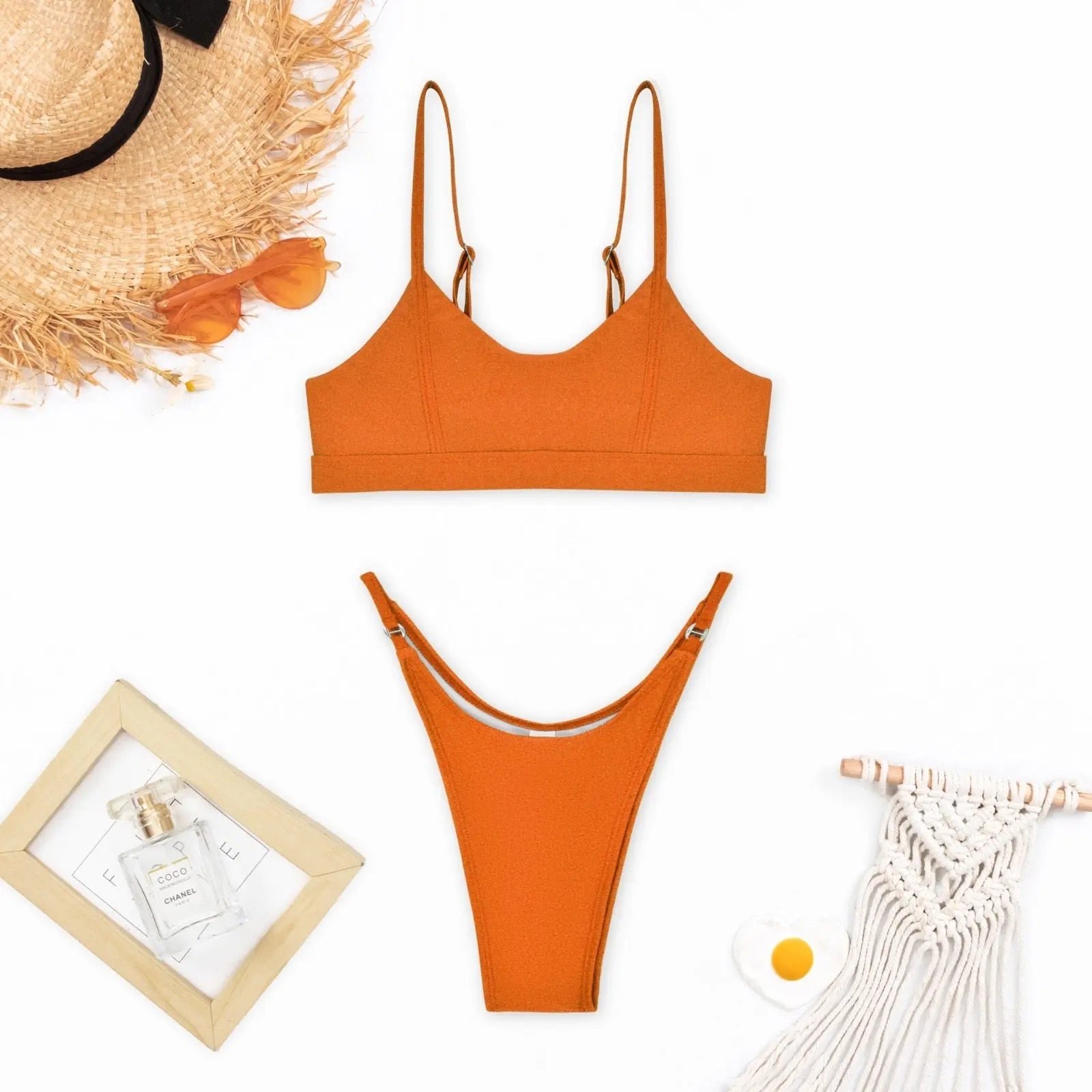 Push-Up Bikini Set for Women with Adjustable Straps Summer