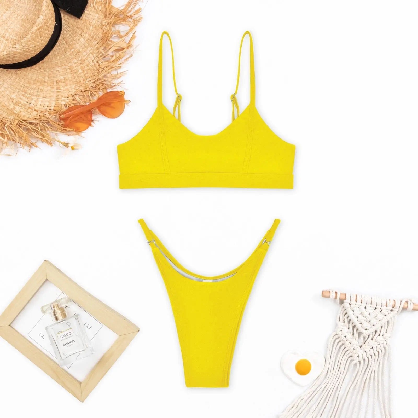 Push-Up Bikini Set for Women with Adjustable Straps Summer