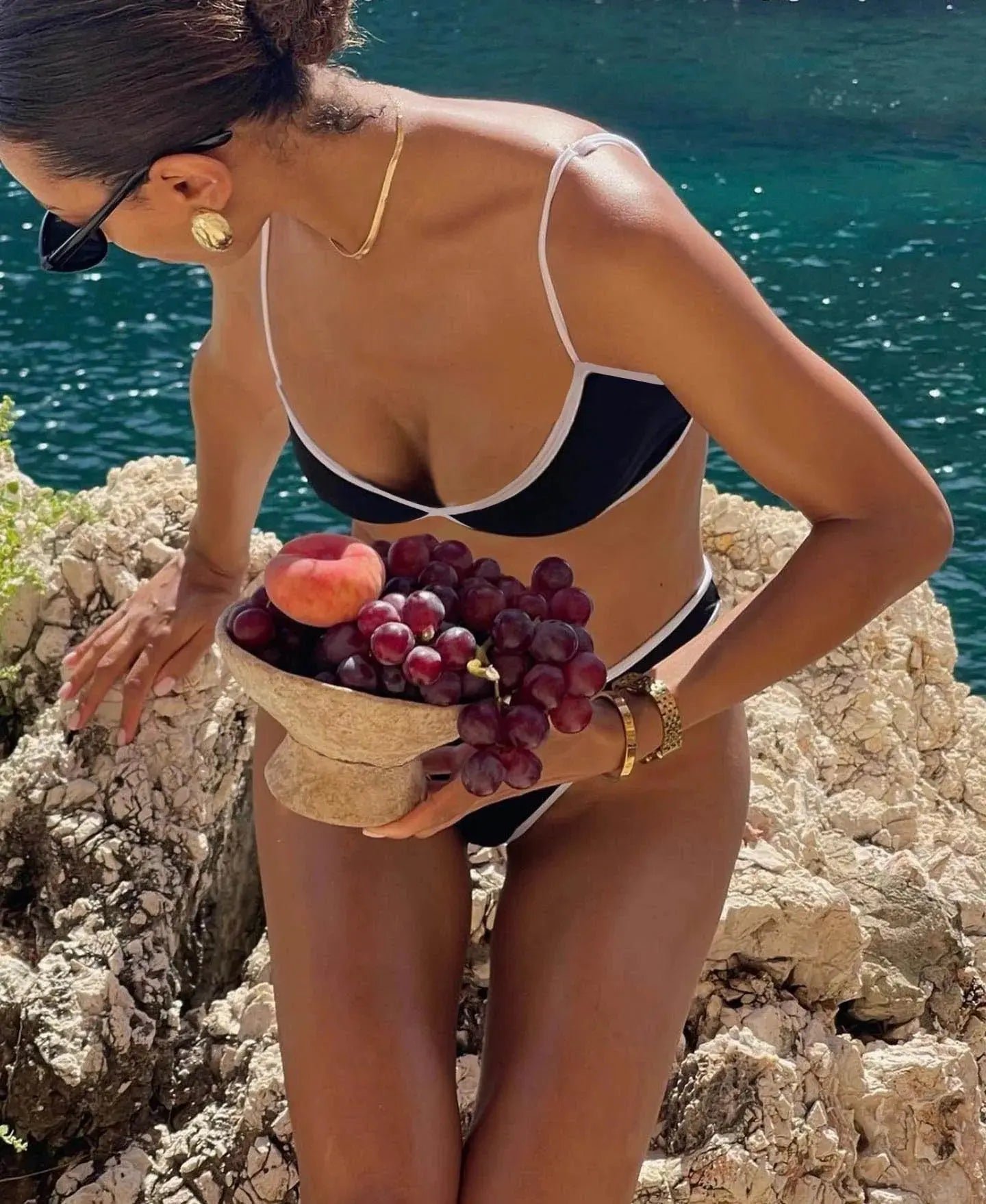 Two-Piece Bikini Set for Women at Summer Beach and Resort Wear