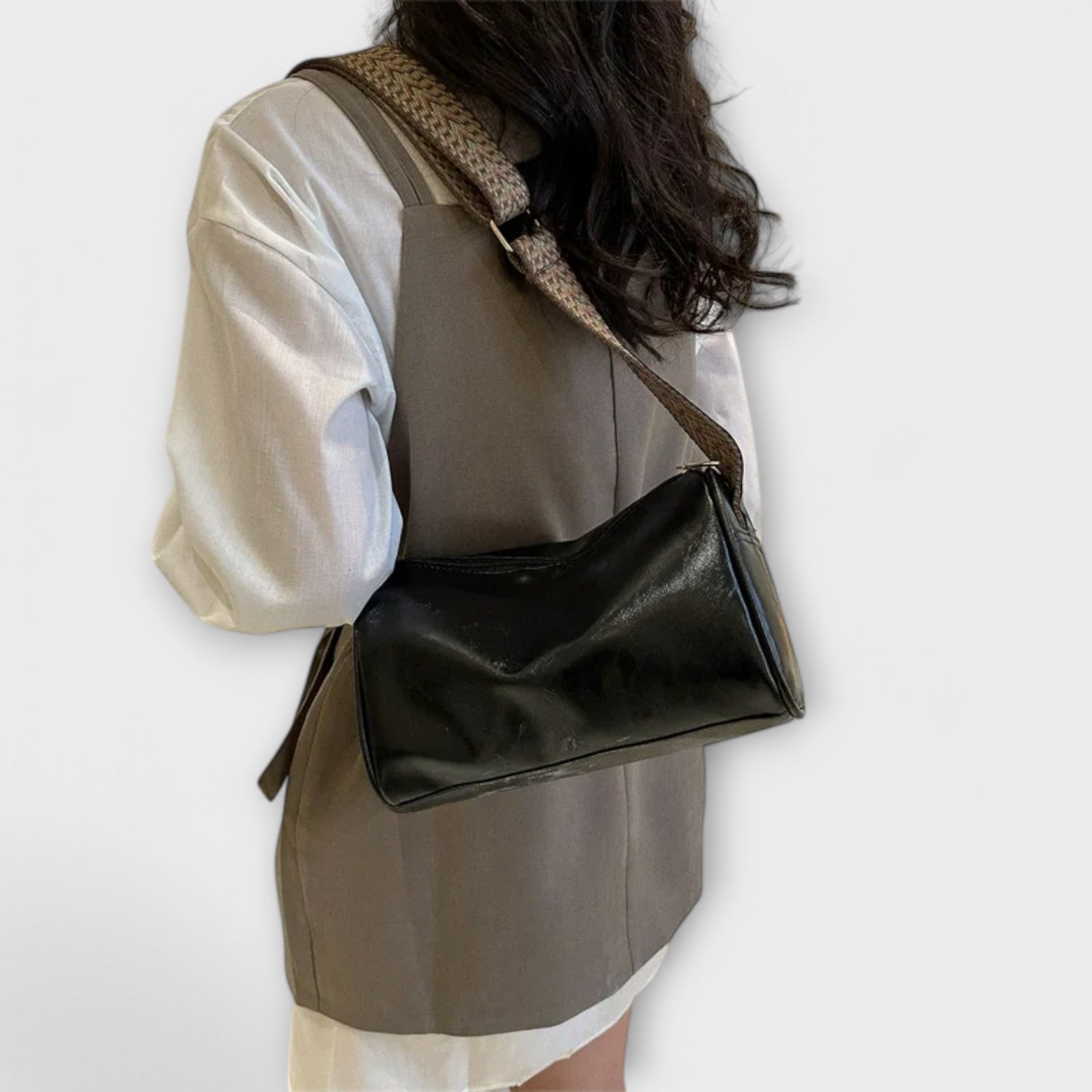 Crossbody Structured Woven Bag Casual for Women